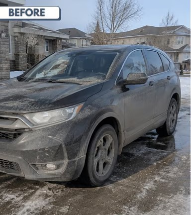 Car detailing before